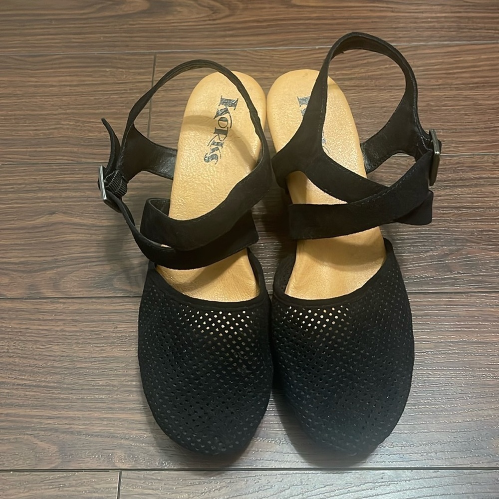 Korks Abloom heels size 10 in Black - Picture 3 of 12